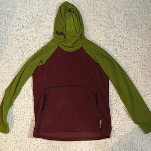 Melanzana micro grid hoodie